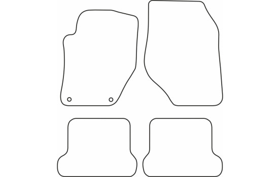 Alfombrillas de terciopelo aptas para Peugeot 308 CC 2009-, Imagen 6