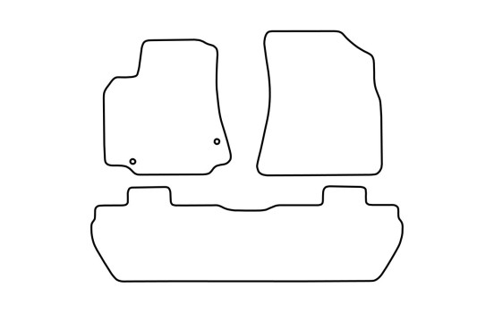 Alfombrillas de terciopelo aptas para Peugeot Partner Tepee 2008-2012 y 2012-, Imagen 6