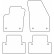 Alfombrillas de terciopelo aptas para Volvo S40/V50 20, Miniatura 6