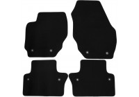 Alfombrillas de terciopelo aptas para Volvo V70/XC70 2007 - 4 piezas