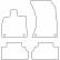 Alfombrillas de terciopelo AutoStyle compatibles con Audi Q5 III (GU) 2025 (incl. Sportback), Miniatura 6