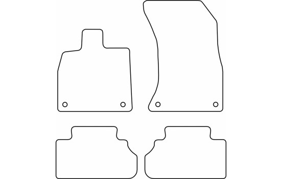 Alfombrillas de terciopelo AutoStyle compatibles con Audi Q5 III (GU) 2025 (incl. Sportback), Imagen 6