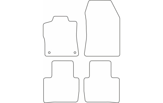 Alfombrillas de terciopelo compatibles con Citroën C5 X 2021-, Imagen 6