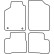 Alfombrillas de terciopelo compatibles con Daihatsu Grand Move 1997-2003, Miniatura 6