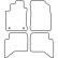 Alfombrillas de terciopelo compatibles con Daihatsu Terios 2006-2010, Miniatura 6