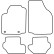 Alfombrillas de terciopelo compatibles con Ford Puma 1997-2002, Miniatura 6