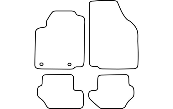Alfombrillas de terciopelo compatibles con Ford Puma 1997-2002, Imagen 6