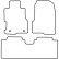 Alfombrillas de terciopelo compatibles con Honda Civic 5 puertas 2001-2004, Miniatura 6
