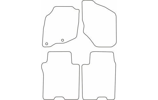 Alfombrillas de terciopelo compatibles con Honda Jazz 2002-2008, Imagen 6