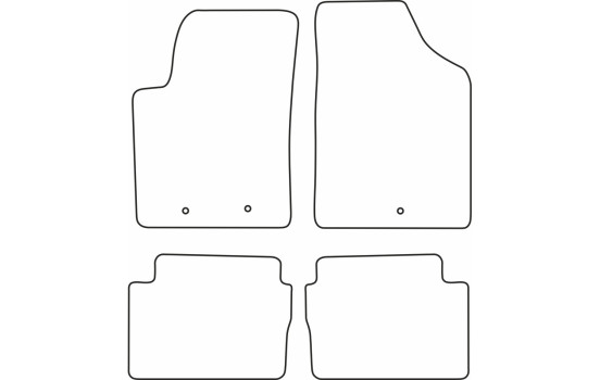Alfombrillas de terciopelo compatibles con Hyundai i10 2010-2013, Imagen 6