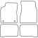Alfombrillas de terciopelo compatibles con Hyundai Lantra 1995-2001, Miniatura 6