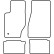 Alfombrillas de terciopelo compatibles con Jeep Grand Cherokee 2005-2010, Miniatura 6