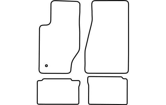 Alfombrillas de terciopelo compatibles con Jeep Grand Cherokee 2005-2010, Imagen 6