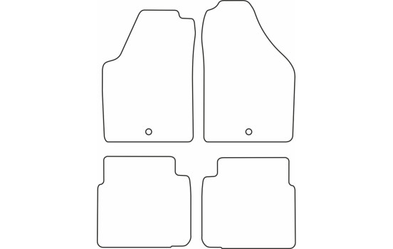 Alfombrillas de terciopelo compatibles con Lancia Musa 2004-2012, Imagen 6