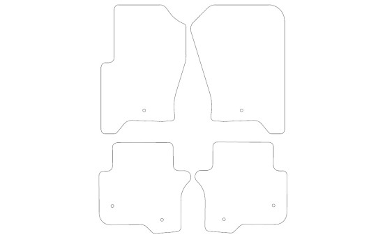 Alfombrillas de terciopelo compatibles con Land Rover Discovery 2004-2009, Imagen 2