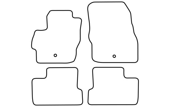 Alfombrillas de terciopelo compatibles con Mazda 3 2009-2013, Imagen 6