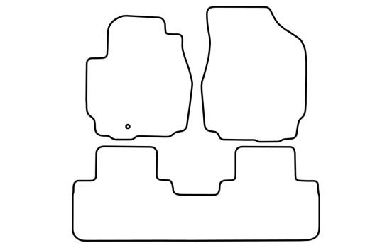 Alfombrillas de terciopelo compatibles con Mazda Tribute 2001-2005, Imagen 6