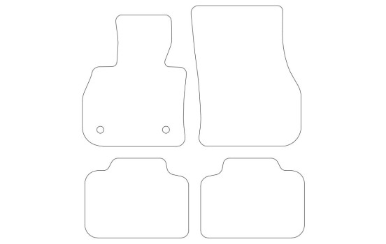 Alfombrillas de terciopelo compatibles con Mini Paceman 2013 - 4 piezas, Imagen 2