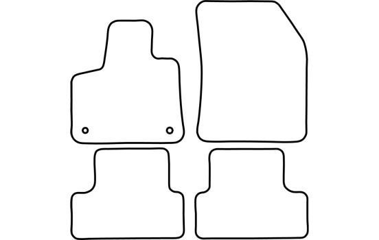 Alfombrillas de terciopelo compatibles con Opel Grandland X, Imagen 6