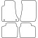 Alfombrillas de terciopelo compatibles con Opel Omega A 1986-1994, Miniatura 6