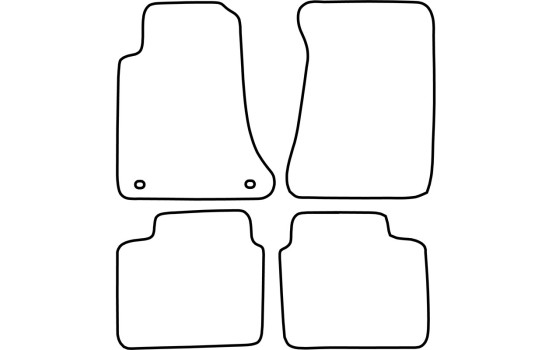 Alfombrillas de terciopelo compatibles con Opel Omega A 1986-1994, Imagen 6