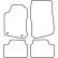 Alfombrillas de terciopelo compatibles con Opel Vectra B 1995-2002, Miniatura 6