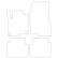 Alfombrillas de terciopelo compatibles con Smart ForFour 02 - 4 piezas, Miniatura 2