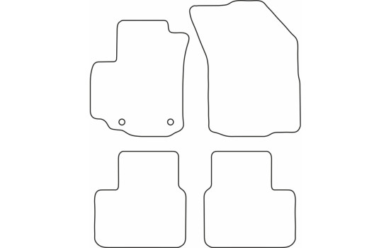Alfombrillas de terciopelo compatibles con Suzuki SX-4 2006-2013, Imagen 6