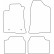 Alfombrillas de terciopelo compatibles con Toyota Avensis 2005-2009, Miniatura 6