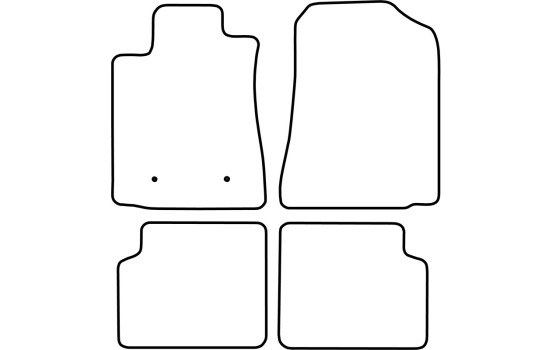 Alfombrillas de terciopelo compatibles con Toyota Corolla 2002-2004 3/5 puertas, Imagen 6
