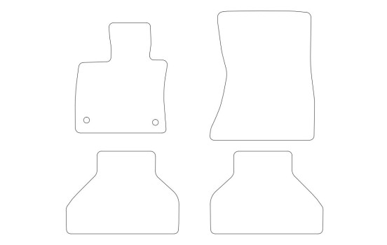 Alfombrillas de terciopelo para BMW X5 E70 2008-2013, 4 piezas, Imagen 2