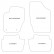 Alfombrillas de terciopelo para Citroën C4 2004-2010, 4 piezas, Miniatura 2