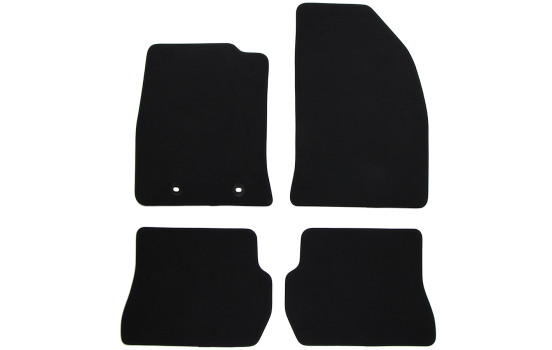 Alfombrillas de terciopelo para Ford Fiesta 2002-2005, 4 piezas