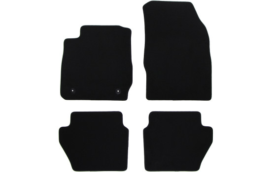 Alfombrillas de terciopelo para Ford Fiesta 2012 - 4 piezas