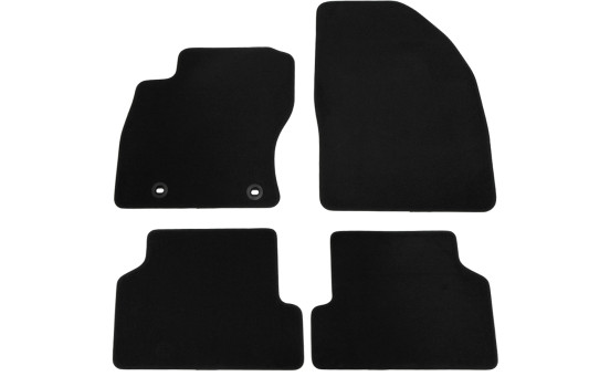 Alfombrillas de terciopelo para Ford Focus 2005-2011, 4 piezas