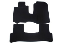 Alfombrillas de terciopelo para Honda CR-V 2012 (3 piezas)