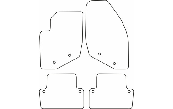 Alfombrillas de velour adecuadas para Volvo S70/V70/XC, Imagen 6