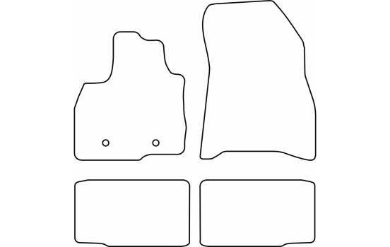 Alfombrillas de velour compatibles con Dacia Duster III Mild Hybrid (TCe) 4x4 2024-, Imagen 6