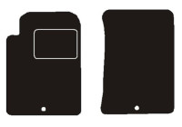 Alfombrillas delanteras compatibles con Ssangyong Rexton 2012-2016