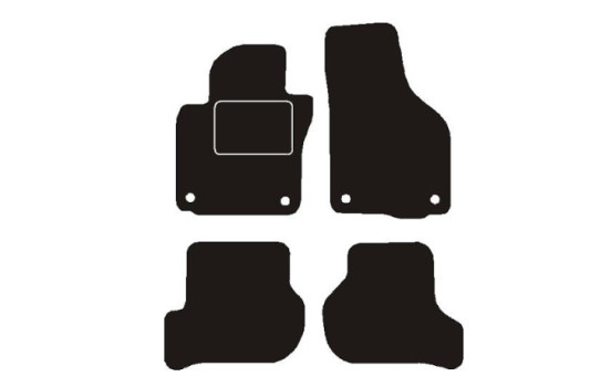 Alfombrillas para coche aptas para Volkswagen Jetta III 2005-