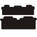 Alfombrillas traseras compatibles con Hyundai Trajet 2000-2008