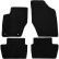 Alfombrillas velour adecuadas para Peugeot 307, Citroen C4 2001-