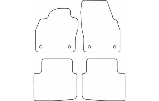 Alfombrillas velour adecuadas para Skoda Kamiq 2019-, Imagen 6