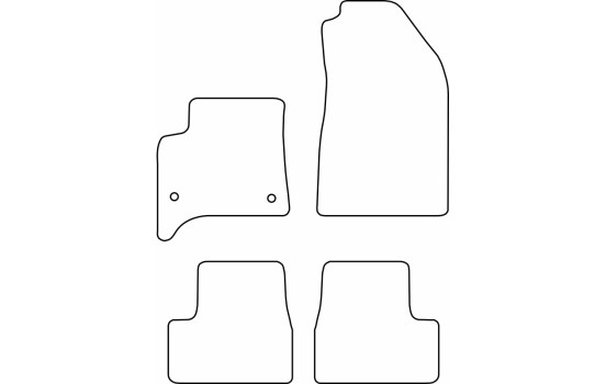 AutoStyle Alfombrillas compatibles con Fiat Grande Panda MHEV 2025, Imagen 2