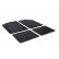Alfombrillas de goma Universal T-MultiForm Gledring (perfil en T de 4 piezas)