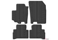Alfombrillas de goma Gledring aptas para Suzuki Vitara (LY) Híbrido 2020- (Perfil en T de 4 piezas + clips de montaje)
