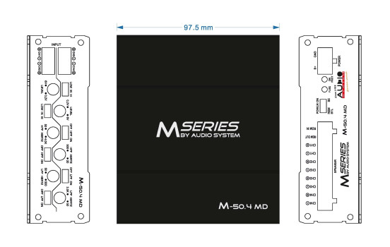 Amplificador microdigital de 4 canales SERIE M, Imagen 2