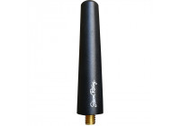 Antena de goma Simoni Racing Evo Gum - Negra - Longitud 7,5 cm