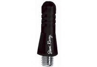 Simoni Racing Antena de Juguete de Aluminio - Negro - Longitud 3cm