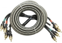 SISTEMA DE AUDIO CABLE RCA DE ALTO RENDIMIENTO Cable cinch OFC de 4 vías de 5000 mm
